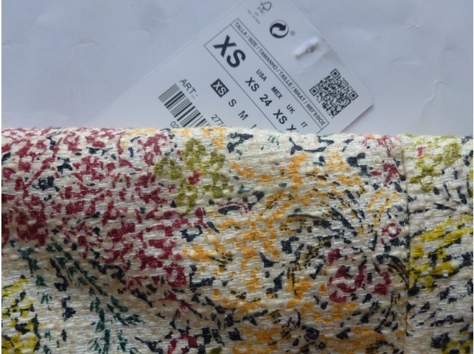 Abrigo de algodón Zara XS Multicolor - vista 7