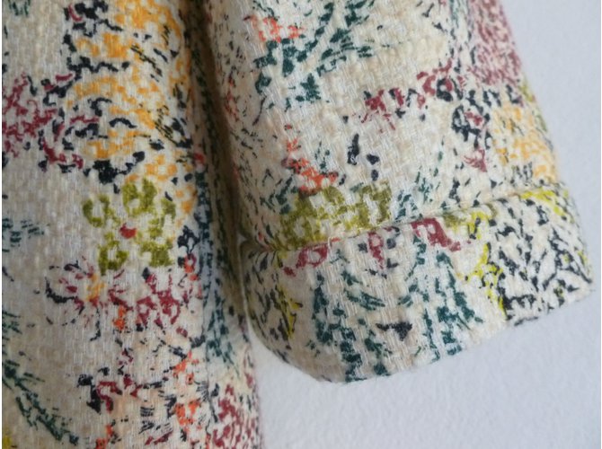 Abrigo de algodón Zara XS Multicolor - vista 10