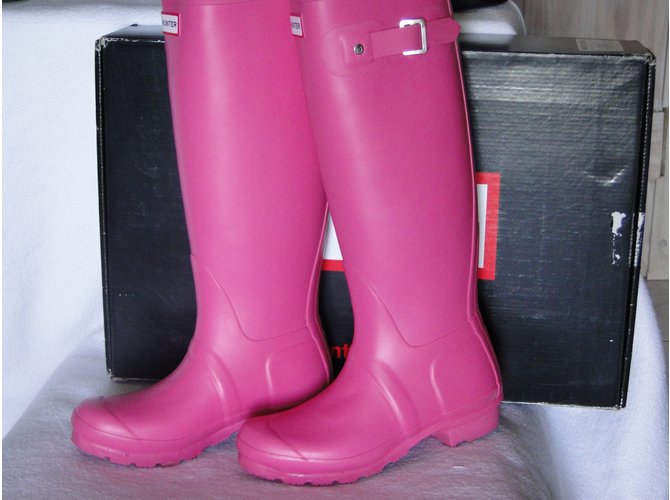 Hunter Botas Rosa - vista 2