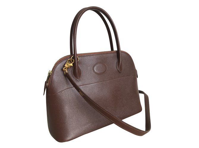 Hermès Mini Bolide Caramelo Chocolate - vista 2