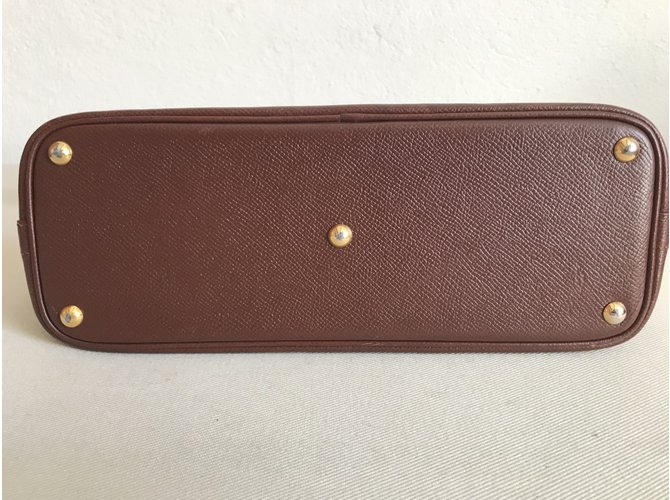 Hermès Mini Bolide Caramelo Chocolate - vista 5