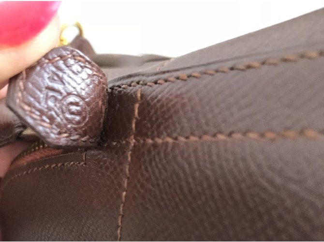 Hermès Mini Bolide Caramelo Chocolate - vista 7