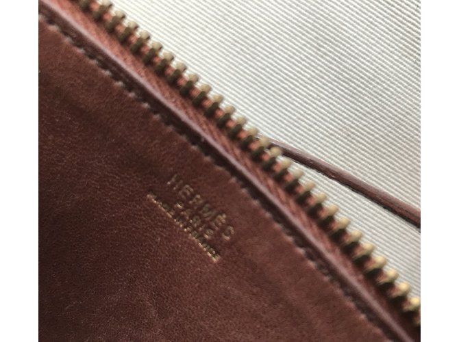 Hermès Mini Bolide Caramelo Chocolate - vista 8
