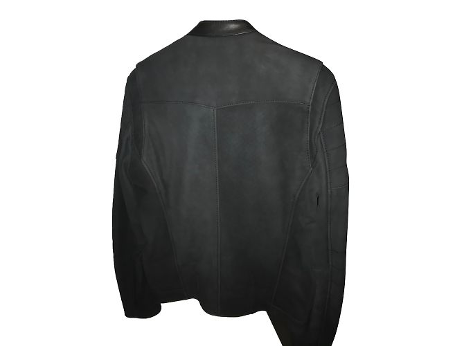 Giacca bomber The Kooples in pelle nera Nero - vista 2