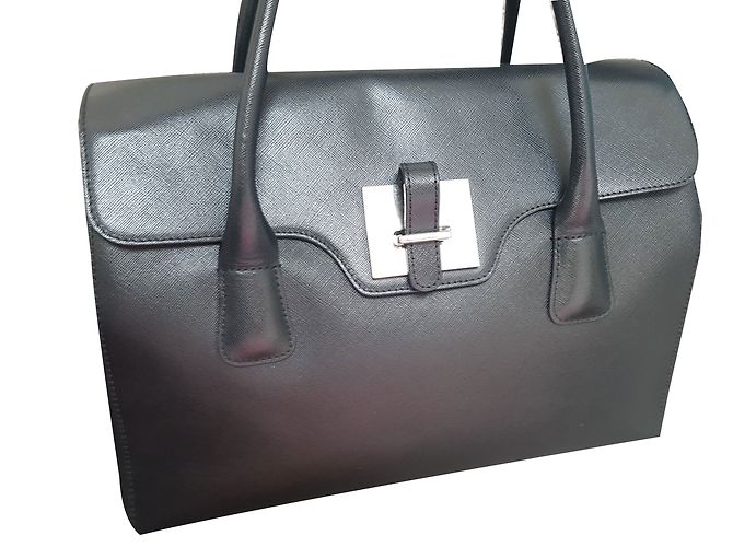 Borsa a mano Nina in pelle nera Le Tanneur Nero - vista 2