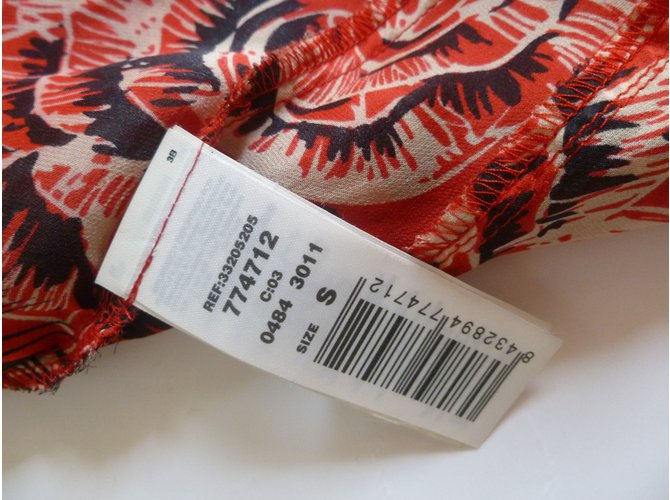 Mango Seidentop in Rot - Ansicht 7
