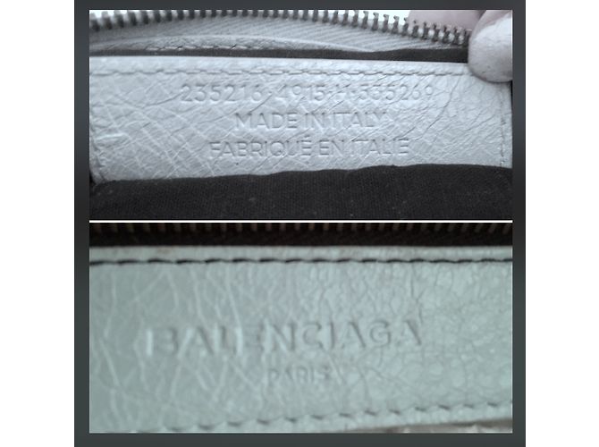 Balenciaga Velo Borsa a mano classica azzurro pelle Blu - vista 14