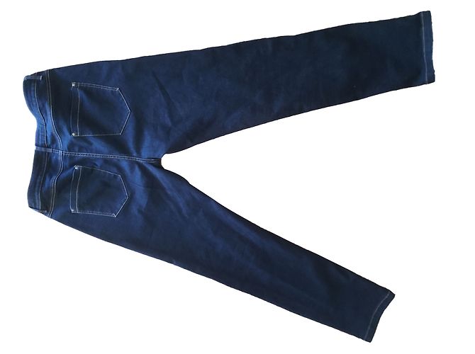 Autre Marque Ebony Baumwollhose mit 5 Taschen Ebenholz - Ansicht 2