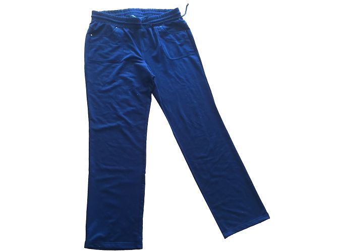 Autre Marque Dunkelblaue Hose aus Polyamid mit 4 Taschen Marineblau - Ansicht 2