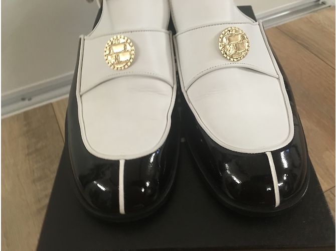 Chanel Ballerinen Schwarz Weiß - Ansicht 5