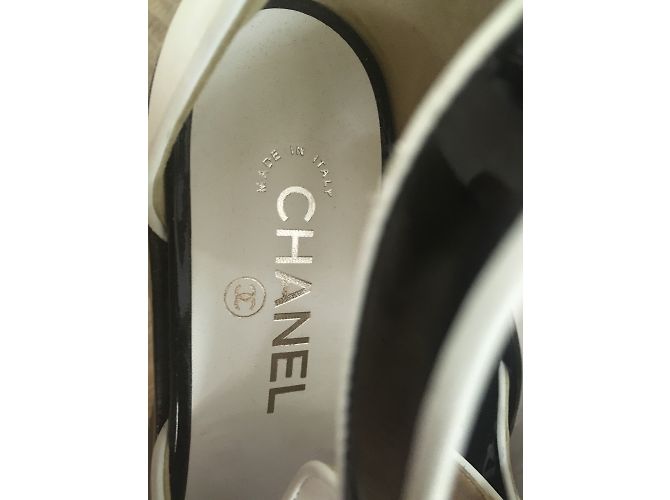 Chanel Ballerinen Schwarz Weiß - Ansicht 6