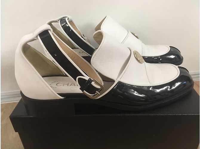 Chanel Ballerinen Schwarz Weiß - Ansicht 9