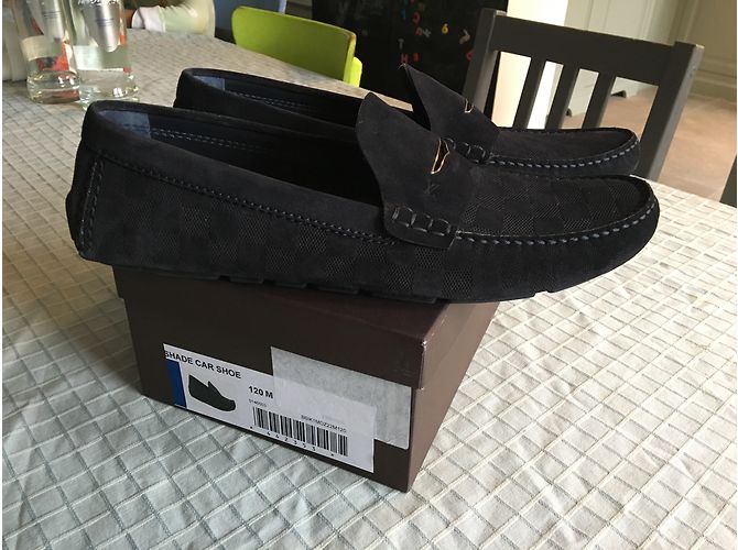 Mocassini Louis Vuitton Blu Navy - vista 3