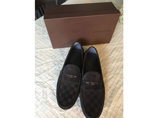 Mocassini Louis Vuitton Blu Navy - vista 5