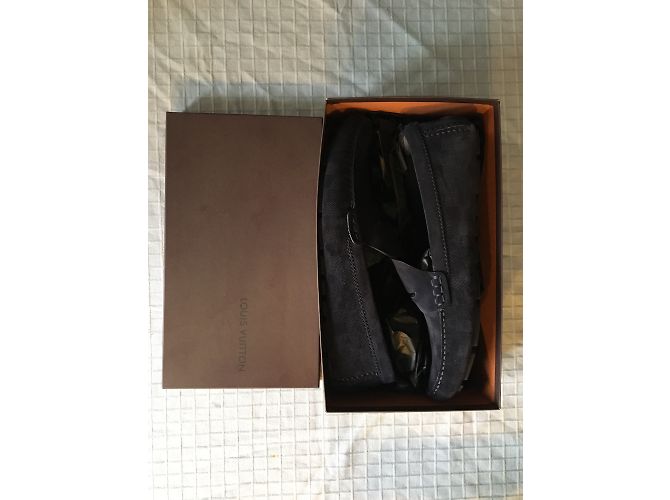 Mocassini Louis Vuitton Blu Navy - vista 9