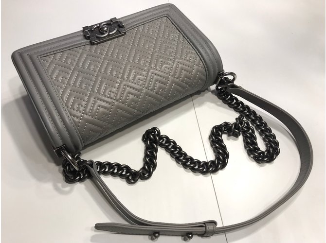 Chanel Boy Bag modello unico Grigio - vista 3