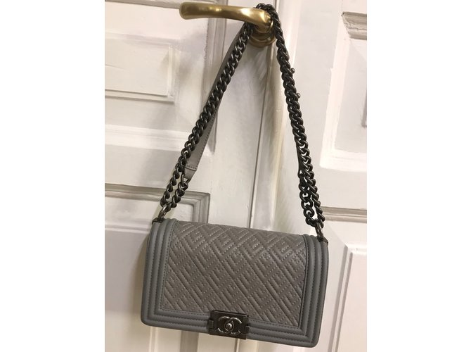 Chanel Boy Bag modello unico Grigio - vista 4