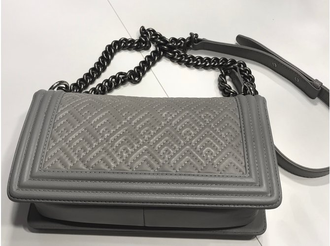 Chanel Boy Bag modello unico Grigio - vista 6
