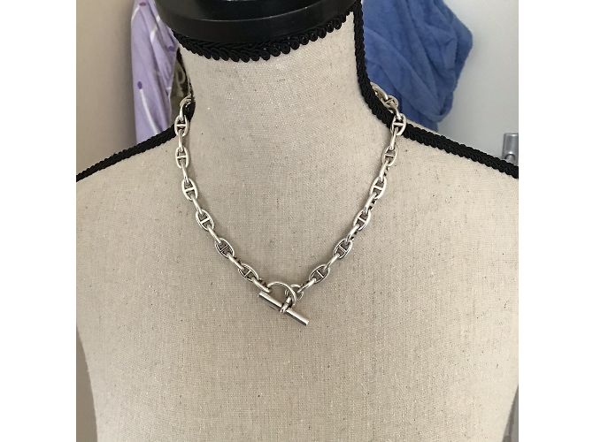 Hermès Halsketten Silber - Ansicht 3
