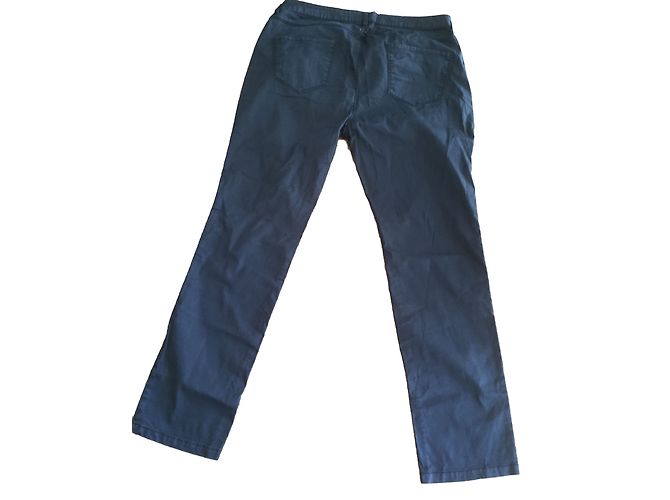 Autre Marque Marineblaue Hose mit 5 Taschen Größe 48 - Ansicht 2