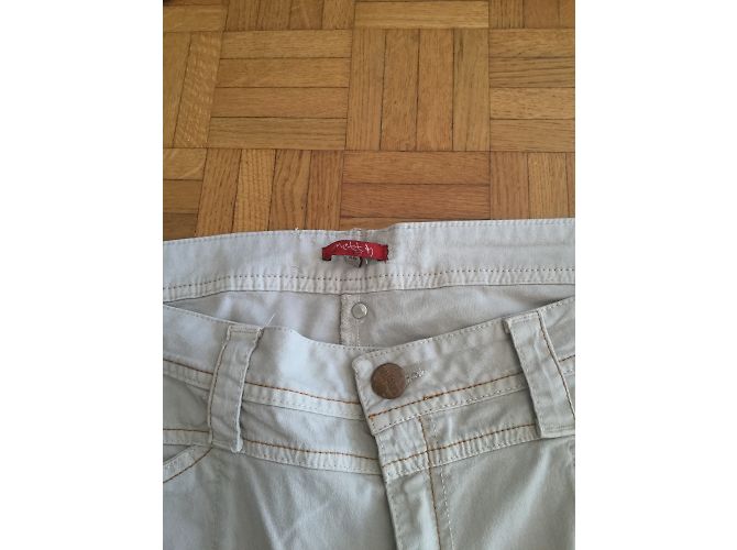 Autre Marque Pantalones Metty Crema de Algodón - vista 3