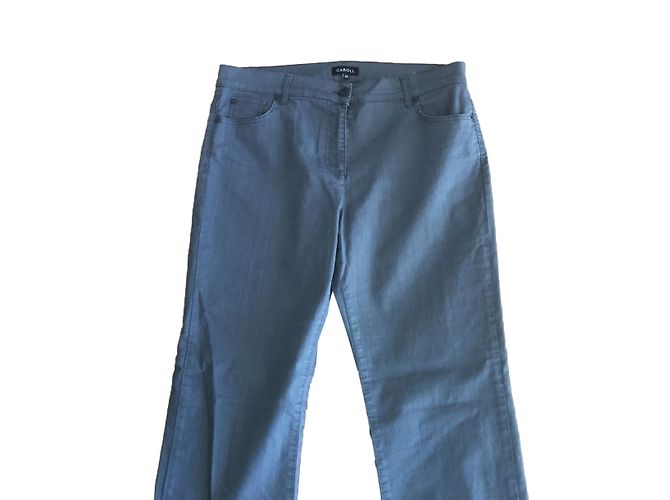 Calça CAROLL de Algodão Cinza com 5 Bolsos - vista 2