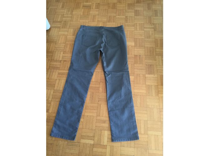 Calça CAROLL de Algodão Cinza com 5 Bolsos - vista 3