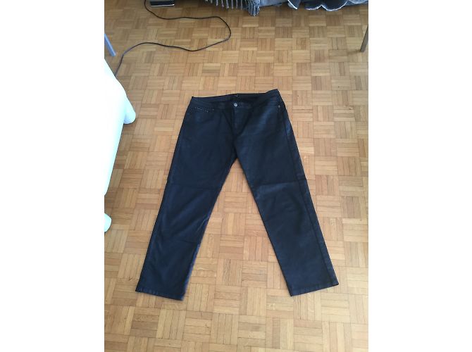 Autre Marque 123 Pantalones Ebony 5 Bolsillos Ébano - vista 3