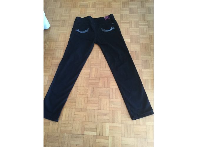 Autre Marque Pantalones vaqueros Metty Ebony algodón Ébano - vista 4