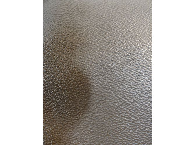 Borsa da viaggio Chanel in pelle granulata marrone - vista 11