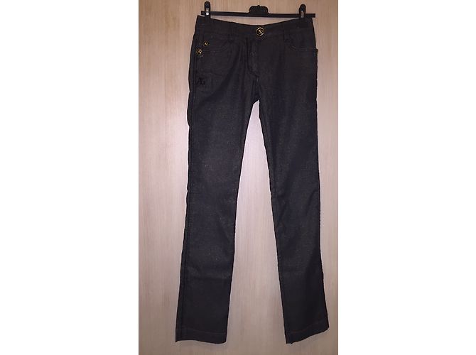 Autre Marque Jeans Angelo Galasso Negros de Algodón - vista 2