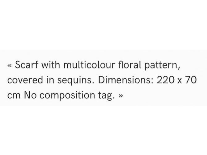 Louis Vuitton Pailletten Schal Bunt Mehrfarben - Ansicht 4