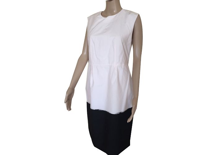 Vestido de algodón Cos Negro Rosa - vista 2
