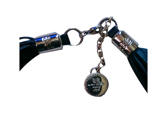 Collana Lancel Nera in Metallo Nero - vista 2