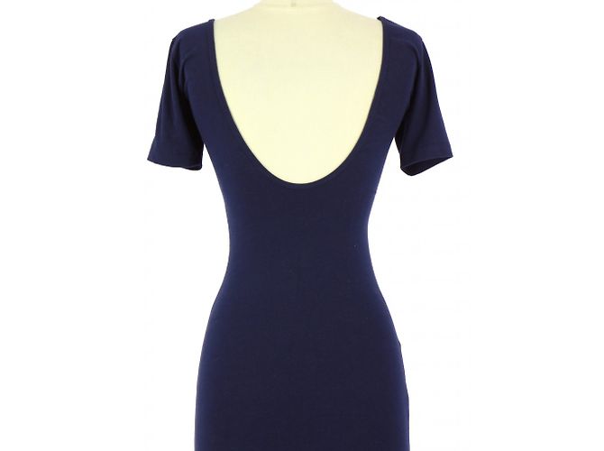 American Apparel Kleid Marineblau - Ansicht 3
