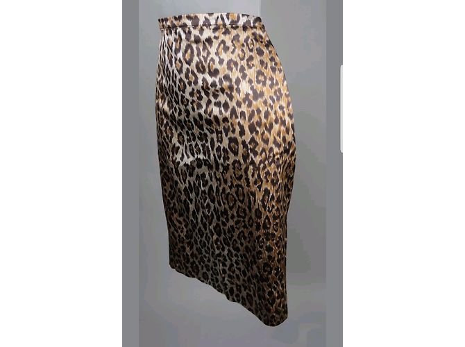 Dolce & Gabbana falda de leopardo satinado - vista 5