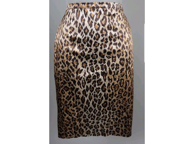 Dolce & Gabbana falda de leopardo satinado - vista 6