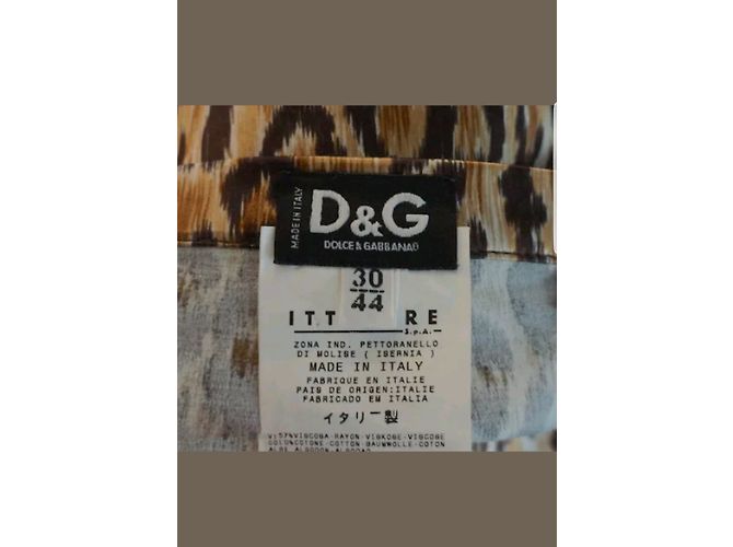 Dolce & Gabbana falda de leopardo satinado - vista 7