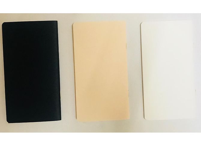 Chanel Set aus 3 Notizbüchern Schwarz Beige Weiß - Ansicht 2