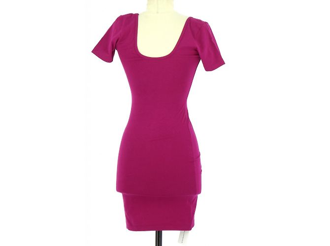 American Apparel Kleid Fuschia - Ansicht 3