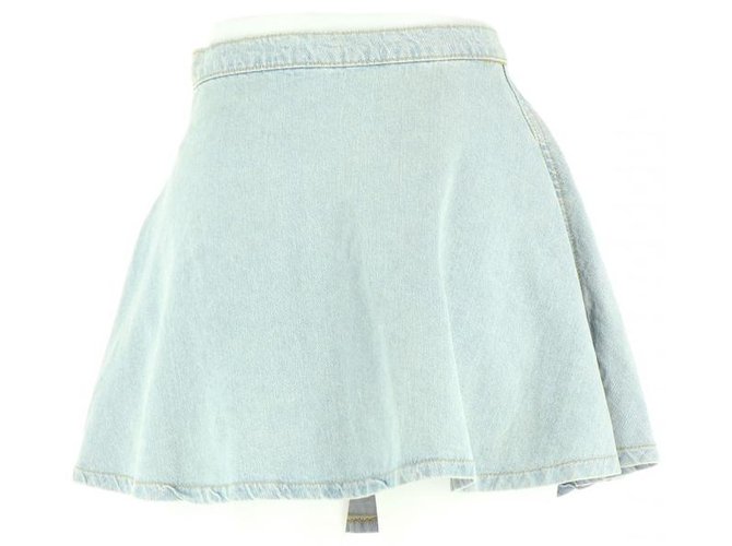American Apparel Falda Azul claro - vista 3