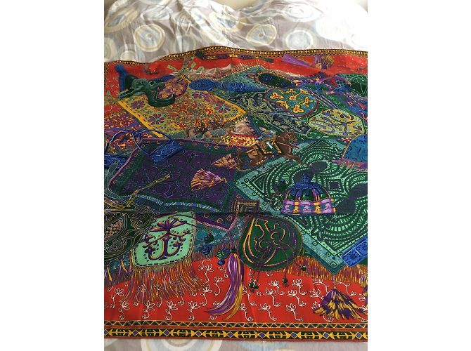 Hermès Lenços Multicor - vista 3