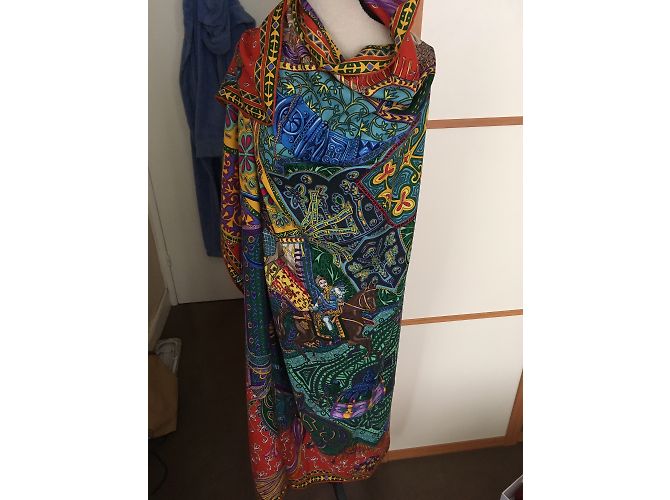 Hermès Lenços Multicor - vista 6