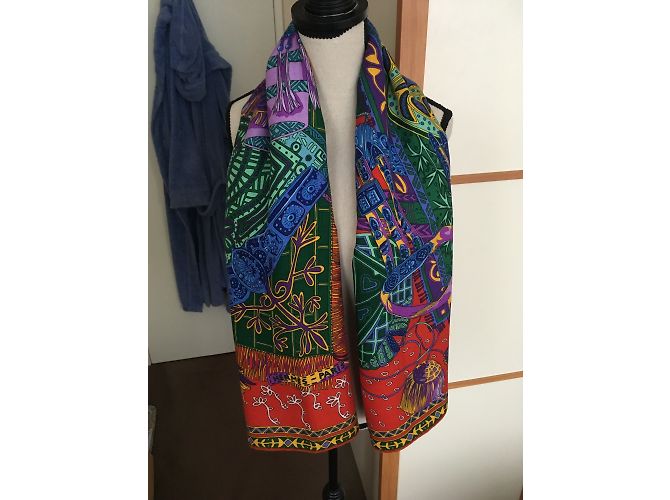 Hermès Lenços Multicor - vista 7