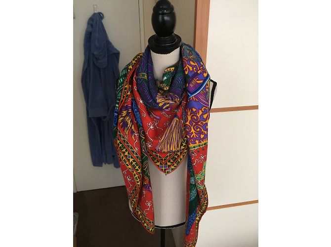 Hermès Lenços Multicor - vista 8
