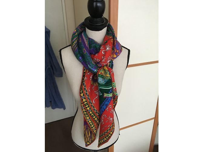 Hermès Lenços Multicor - vista 9