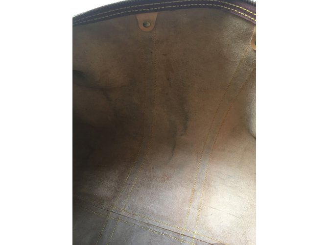 Louis Vuitton Keepall vintage 55 Paglia - vista 16