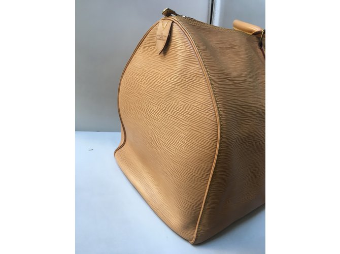 Louis Vuitton Keepall vintage 55 Paglia - vista 5