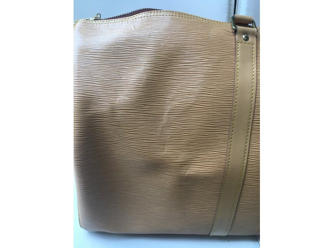 Louis Vuitton Keepall vintage 55 Paglia - vista 8