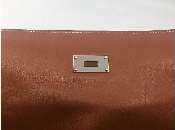 Hermès Kelly Relax 50 Karamell - Ansicht 8